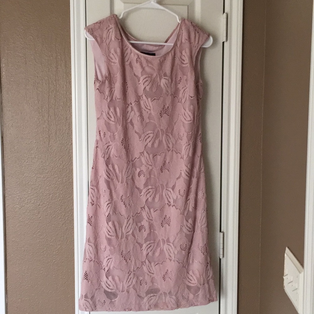 Light pink spring dress